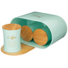 НАБОР AGNESS "MEADOW" 2 В 1  ХЛЕБНИЦА 10 Л 34*18*20 СМ,БАНКА ДЛЯ СЫПУЧИХ 1,1 Л 11*14 СМ3 (790-245)..