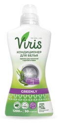Кондиционер-ополаскиватель для белья концентрированный VIRis Greenly 1200мл 520312