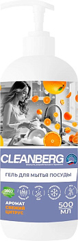 Гель для мытья посуды биоразл.гипоал. цитрус 500мл ТМ CLEANBERG АРТ: 4670157468112