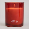 НАБОР АРОМАТИЧЕСКИЙ "LUXURY" СВЕЧА В СТАКАНЕ 6*7,5 СМ И ДИФФУЗОР 70 МЛ OUD&BERGAMOT (605-120)