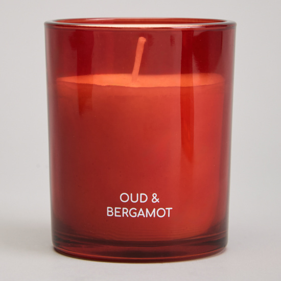 НАБОР АРОМАТИЧЕСКИЙ "LUXURY" СВЕЧА В СТАКАНЕ 6*7,5 СМ И ДИФФУЗОР 70 МЛ OUD&BERGAMOT (605-120)