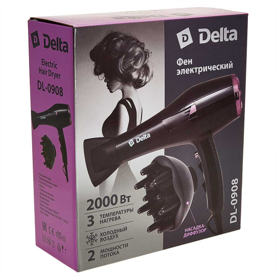 Фен DELTA DL-0908 