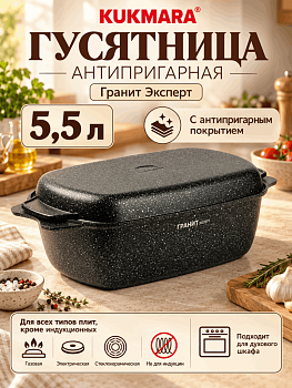 Гусятница 5,5л АП линия "Гранит Эксперт" гэк55а
