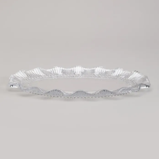 БЛЮДО СЕРВИРОВОЧНОЕ "CRYSTAL PEARL" 25,5Х16,5 СМ (675-110)