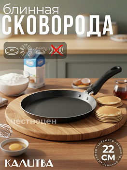 Сковорода блинная 220мм "Атлас" 39662205