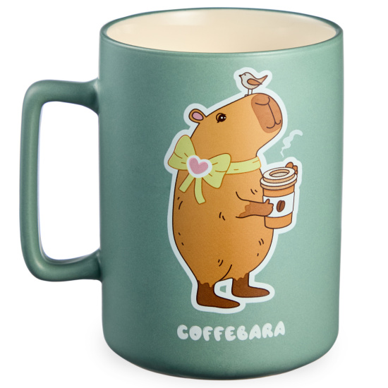 КРУЖКА LEFARD "CAPYBARA+COFFEE" 400МЛ (260-998)