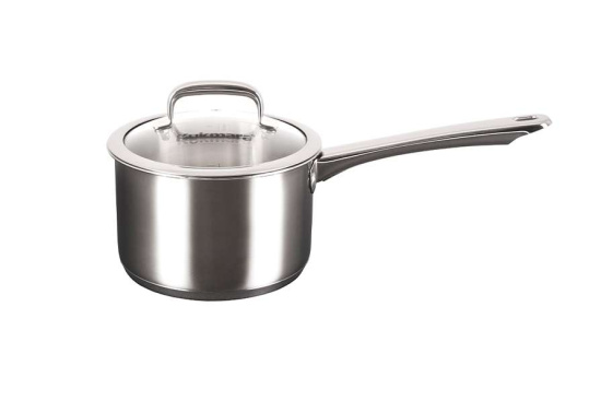 Ковш линии "Леон" 1,8л, д.16см, со стекл. крышкой LN-LDL1816G