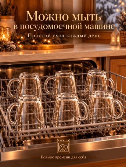 Набор кружек 310мл 6шт. BMZB29-3