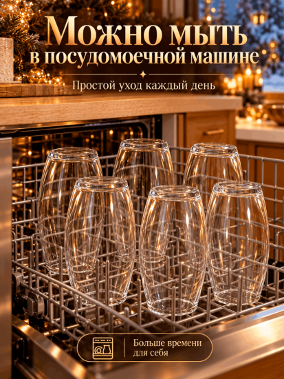 Набор стаканов 500мл 6шт. HS663017