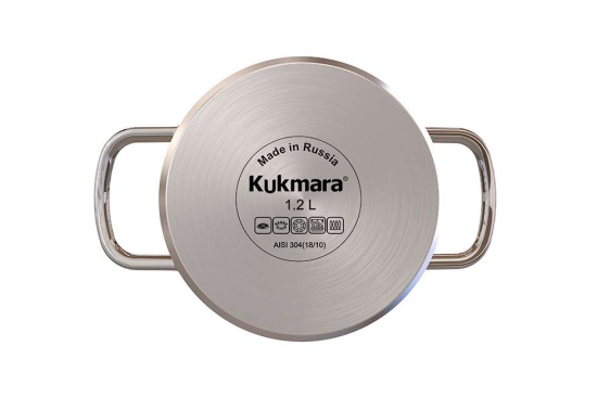 Кастрюля линии "Сафия" 1,2л. д.16см,со стекл.крышкой SF-CA1216G