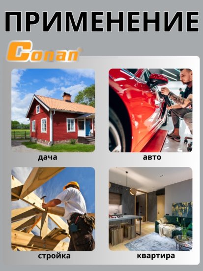 Отвертка крестовая Conan РН2*100мм COS286100 OLS-778-26