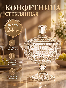 Конфетница на ножке BMTG335-D1