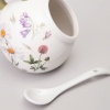 СОЛОНКА С ЛОЖКОЙ AGNESS "FLOWER STORY" 9,5*10 СМ 170 МЛ (КОР=48ШТ.) (358-2183)
