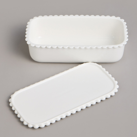ПАШТЕТНИЦА LEFARD "PEARL" С КРЫШКОЙ ПРЯМОУГ. 18,5*9,5*5,5 СМ 400 МЛ (761-180)