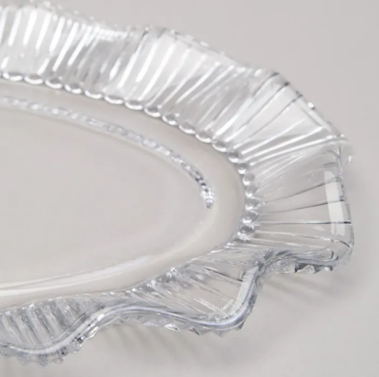 БЛЮДО СЕРВИРОВОЧНОЕ "CRYSTAL PEARL" 25,5Х16,5 СМ (675-110)