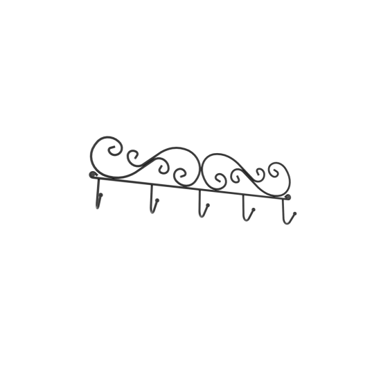 Вешалка "Кружева 5" (черный)