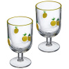 НАБОР БОКАЛОВ ДЛЯ ВИНА "FRUITY PINEAPPLE" ИЗ 2 ШТ. 350 МЛ (685-137)