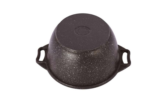 Кастрюля 3,0л со стекл. кр. АП (кофейный мрамор) кмк32а