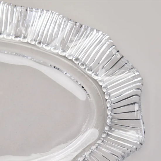 БЛЮДО СЕРВИРОВОЧНОЕ "CRYSTAL PEARL" 25,5Х16,5 СМ (675-110)