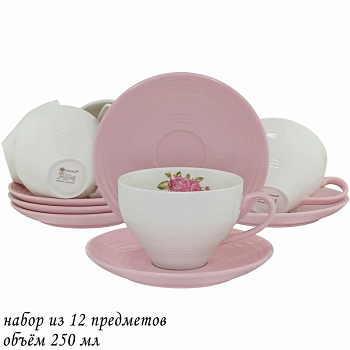 Набор чайный 12пр 250мл 109-102