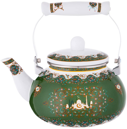 ЧАЙНИК AGNESS ЭМАЛИРОВАННЫЙ СЕРИЯ СУРА, 2,5 Л (КОР=8ШТ.) (934-329)