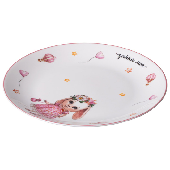 НАБОР ПОСУДЫ LEFARD "МОЯ ЗАЙКА" 3 ПР.: САЛАТНИК 13*6,5 СМ 580 МЛ, ТАРЕЛКА 19,5*2 СМ, КРУЖК (85-2105-