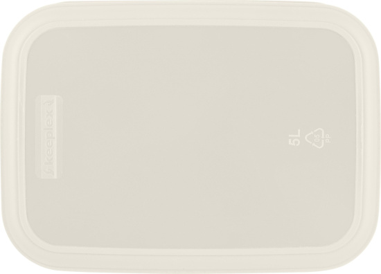 Корзина для хранения Keeplex Дождь с крышкой 5л белое облако KL141311048